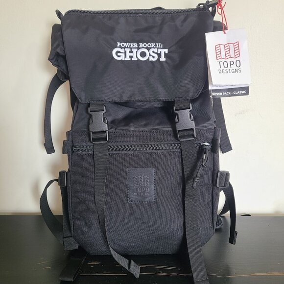 NWT Topo Designs Rover Tech Pack Backpack Black Commuter Travel - Picture 1 of 9